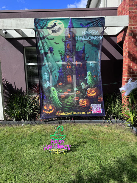 OUTDOOR POLYESTER WEATHERPROOF PERSONALISED CUSTOM BANNER SIGN