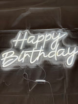 HAPPY BIRTHDAY LIGHT LED NEON SIGN WALL DECOR USB WITH DIMMER