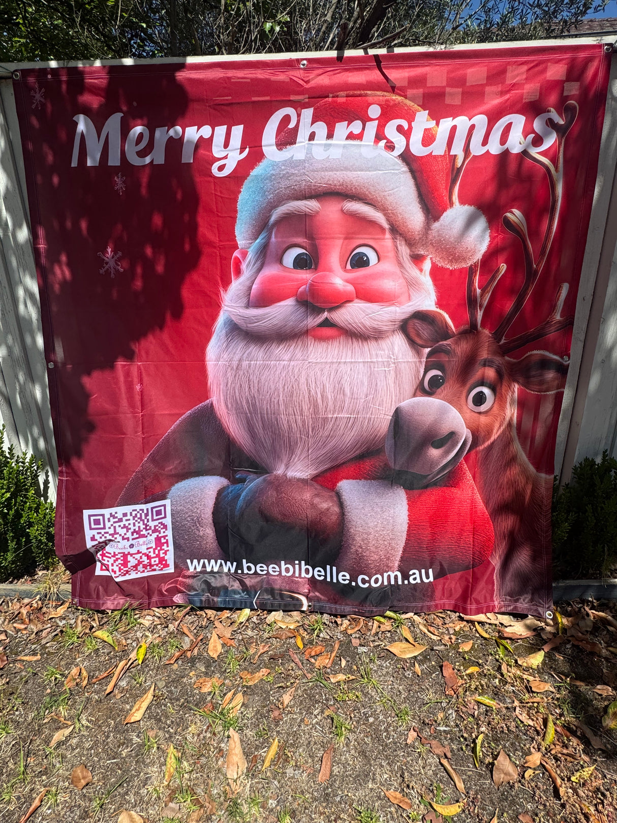 Custom Mesh Banner QR Code Printing Weatherproof Free Design All Sizes