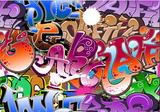 GRAFFITI PAINT COLOUR PERSONALISED BIRTHDAY PARTY BANNER BACKDROP BACKGROUND