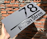 CUSTOM OUTSIDE HOUSE NUMBER STREET ADDRESS SIGN DOOR WALL ACRYLIC PLAQUE