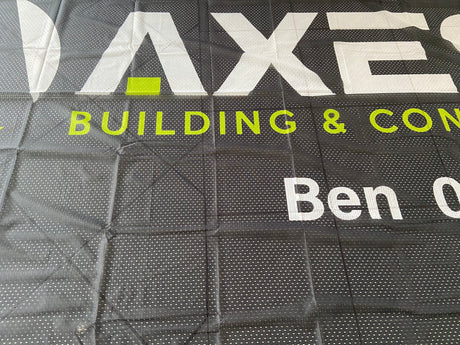 Custom Outdoor Mesh Banner | Weatherproof | Free Design Service