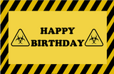 QUARANTINE ISOLATION PERSONALISED BIRTHDAY PARTY BANNER BACKDROP DECORATION