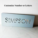 CUSTOM HOUSE SIGN NUMBER STREET SIGN ACRYLIC ADDRESS DOOR APARTMENT LETTERBOX WALL PLAQUE