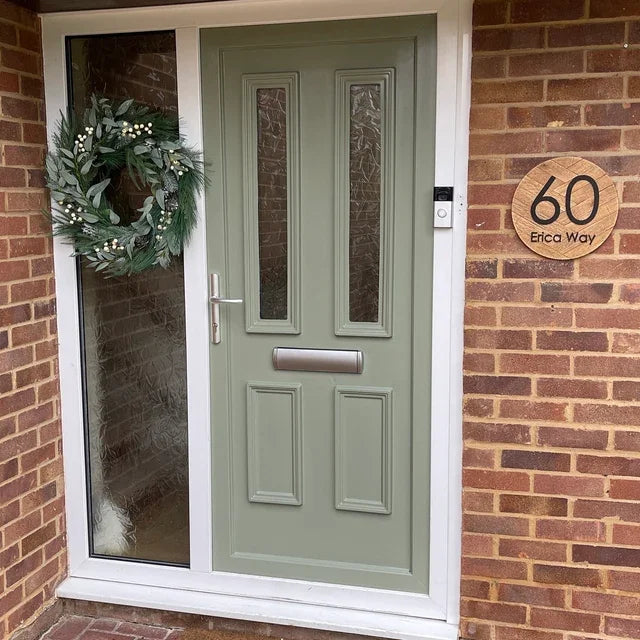 CUSTOM WOODEN WOOD 3D OUTDOOR HOUSE SIGN NUMBER STREET HOUSE ADDRESS MAIL PLAQUE