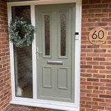 CUSTOM WOODEN WOOD 3D OUTDOOR HOUSE SIGN NUMBER STREET HOUSE ADDRESS MAIL PLAQUE