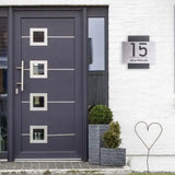 METAL ACRYLIC HOUSE NUMBER STREET ADDRESS SIGN BUSINESS PERSONALISED FAMILY NAME