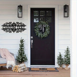 Custom Decorative Metal House Number Sign | Personalised Laser-Cut Address Plaque