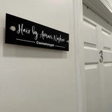 CUSTOM NAME PLATE HOUSE SIGN BUSINESS SIGN WALL PLATE MODERN DOOR ADDRESS SIGN