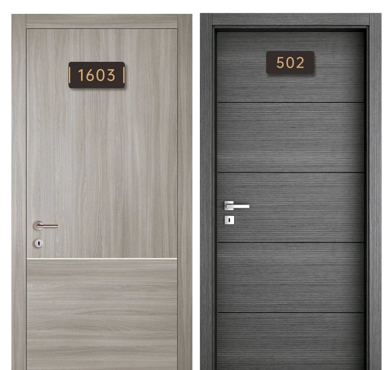 CUSTOM HOUSE SIGN DOOR ADDRESS SIGN 3D ACRYLIC MODERN HOUSE NUMBER PLAQUE STREET SIGN