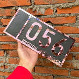 LED SOLAR CUSTOM HOUSE SIGN NUMBER STREET ACRYLIC SILVER GOLD ROSE GOLD ADDRESS DOOR WALL PLAQUE