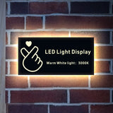 LIGHT UP LED 3D WATERPROOF CUSTOM ACRYLIC HOUSE SIGN ADDRESS NUMBER PLAQUE LED