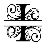 CUSTOM HOUSE SIGN BLACK METAL LETTER NAME MONOGRAME LETTER NAME PLAQUE 30CM