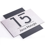 METAL ACRYLIC HOUSE NUMBER STREET ADDRESS SIGN BUSINESS PERSONALISED FAMILY NAME