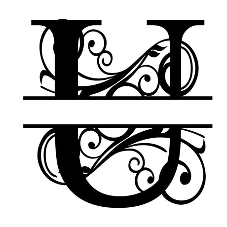 CUSTOM HOUSE SIGN BLACK METAL LETTER NAME MONOGRAME LETTER NAME PLAQUE 30CM