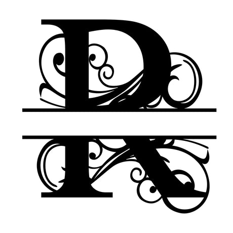 CUSTOM HOUSE SIGN BLACK METAL LETTER NAME MONOGRAME LETTER NAME PLAQUE 30CM