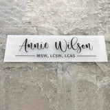 CUSTOM NAME PLATE HOUSE SIGN BUSINESS SIGN WALL PLATE MODERN DOOR ADDRESS SIGN