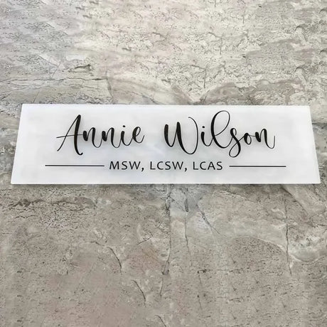 CUSTOM NAME PLATE HOUSE SIGN BUSINESS SIGN WALL PLATE MODERN DOOR ADDRESS SIGN