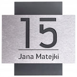 METAL ACRYLIC HOUSE NUMBER STREET ADDRESS SIGN BUSINESS PERSONALISED FAMILY NAME