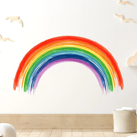 WATER COLOUR COLOURFUL RAINBOW 3D WALL STICKER MURAL ART Decal