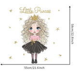 LITTLE PRINCESS BALLERINA TUTU DANCER DANCING STARS 3D WALL STICKER MURAL ART Decal
