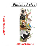 ANIMALS IN TREE PANDA DEER OTTER BEER FOX KOALA SLOTH 3D WALL STICKER MURAL ART Decal