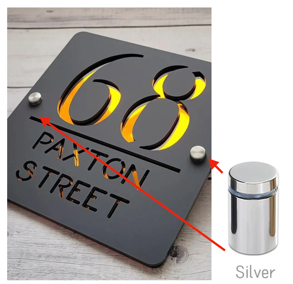 HOUSE SIGN ADDRESS SIGN LASER CUT ACRYLIC MODERN HOUSE NUMBER PLAQUE