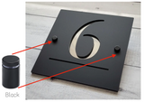 HOUSE SIGN ADDRESS SIGN LASER CUT ACRYLIC MODERN HOUSE NUMBER PLAQUE