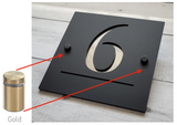 HOUSE SIGN ADDRESS SIGN LASER CUT ACRYLIC MODERN HOUSE NUMBER PLAQUE
