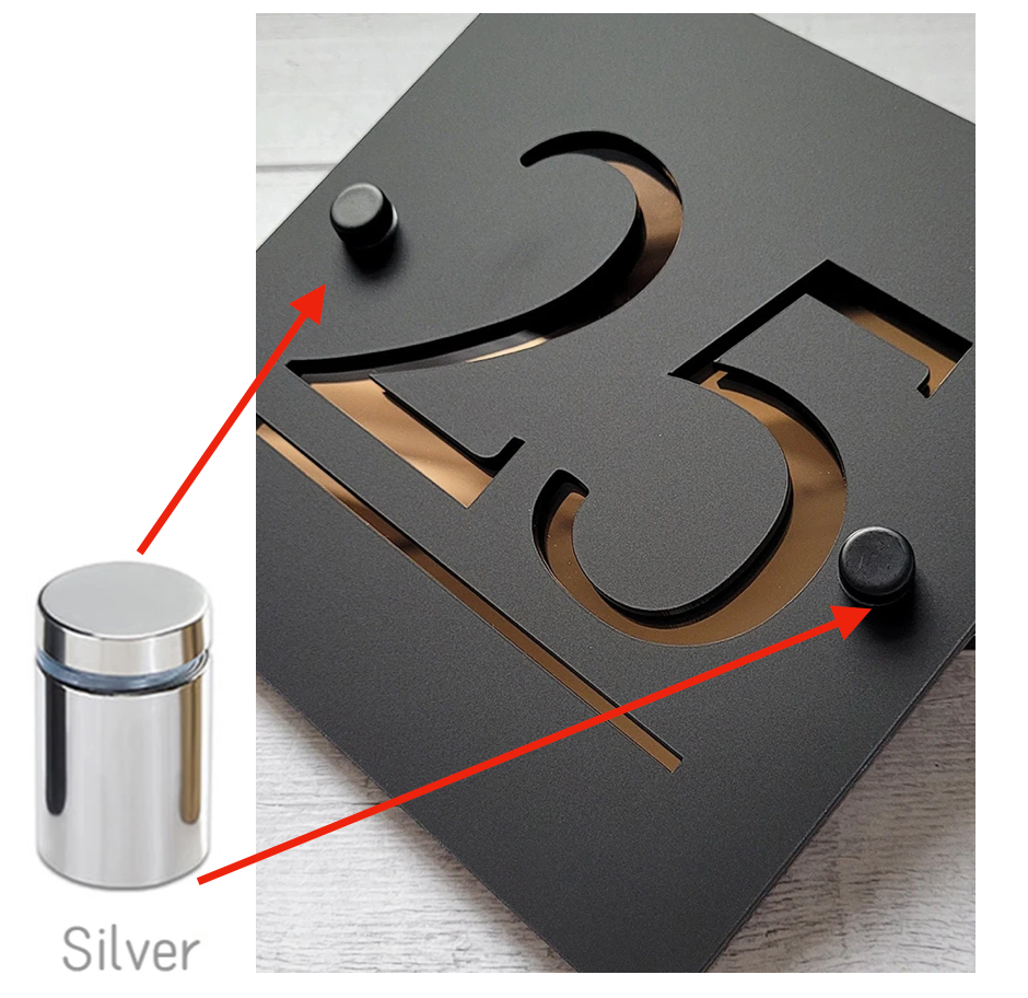 HOUSE SIGN ADDRESS SIGN LASER CUT ACRYLIC MODERN HOUSE NUMBER PLAQUE