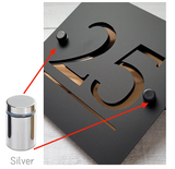 HOUSE SIGN ADDRESS SIGN LASER CUT ACRYLIC MODERN HOUSE NUMBER PLAQUE