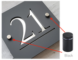 HOUSE SIGN ADDRESS SIGN LASER CUT ACRYLIC MODERN HOUSE NUMBER PLAQUE