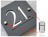 HOUSE SIGN ADDRESS SIGN LASER CUT ACRYLIC MODERN HOUSE NUMBER PLAQUE