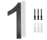 30CM LARGE BIG HOUSE NUMBER SIGN ADDRESS SIGN BLACK ACRYLIC MODERN PLAQUE