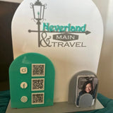 Custom Acrylic Multi QR Code Display Stand | Arched Design | 60 Colours