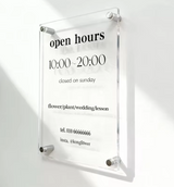 Custom Logo Acrylic House Sign | Personalised Business & Residential Signage