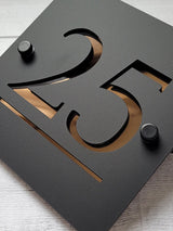 HOUSE SIGN ADDRESS SIGN LASER CUT ACRYLIC MODERN HOUSE NUMBER PLAQUE