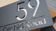 Custom Acrylic House Sign | Modern Street Address & Door Wall Plaque