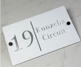 Custom Double-Layer Acrylic House Sign | Personalised Address Plaque