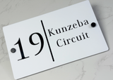 Custom Double-Layer Acrylic House Sign | Personalised Address Plaque