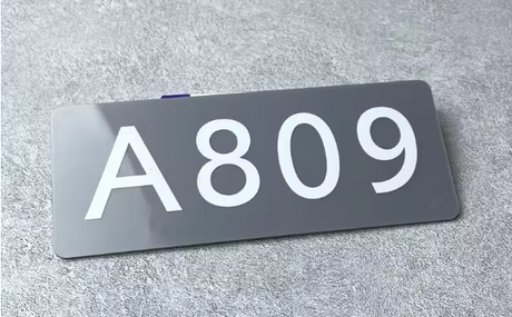 Custom Acrylic House Sign | Personalised Number & Street Address Plaque