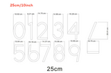 Custom LED House Number Sign | Backlit Stainless Steel Address Plaque | Gold